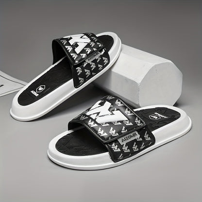 Men's Streetwear Slides with Non-Slip Sole - Casual EVA Sandals