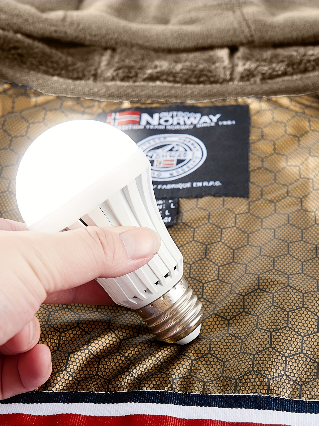 Men's Warm Stand Collar Cardigan Jacket, Honeycomb Heat-Retaining Graphite Lining, Thermal Insulation, Warmer Upper Body, Quality Men's Wear, Warm Lining, Carbon Fiber Technology - Full-Zip Winter Coat, Full-Length Zipper, Ma