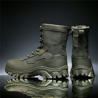 Men's All-Season Hiking Boots with Anti-Slip Rubber Soles