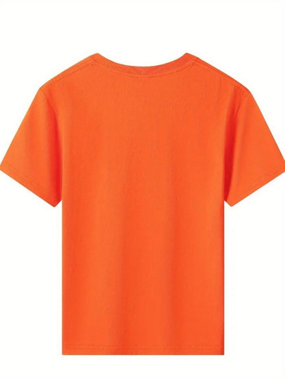 Casual Boys' Cotton Happy Birthday T-Shirt, Short Sleeve Summer Top