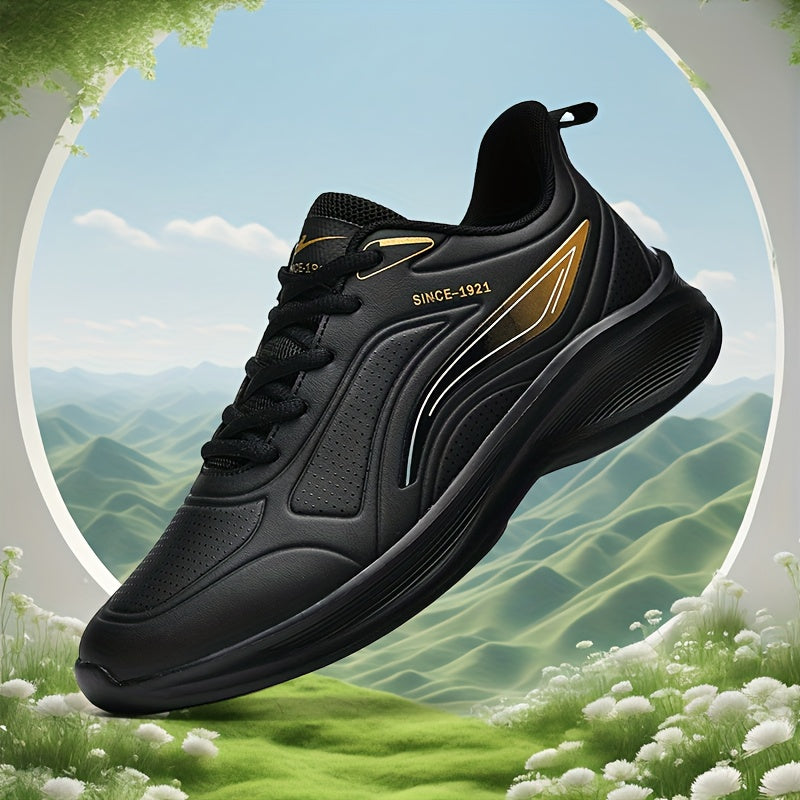 Men's Low-Top Lightweight Running Shoes with Cushioned Sole
