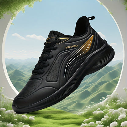Men's Low-Top Lightweight Running Shoes with Cushioned Sole