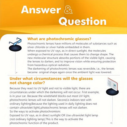 Men's Polarized Photochromic Aluminum Sunglasses UV400