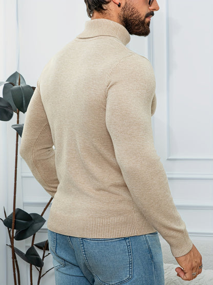 Men'S New Style Available in Multiple Colors, Classic Turtleneck Sweater