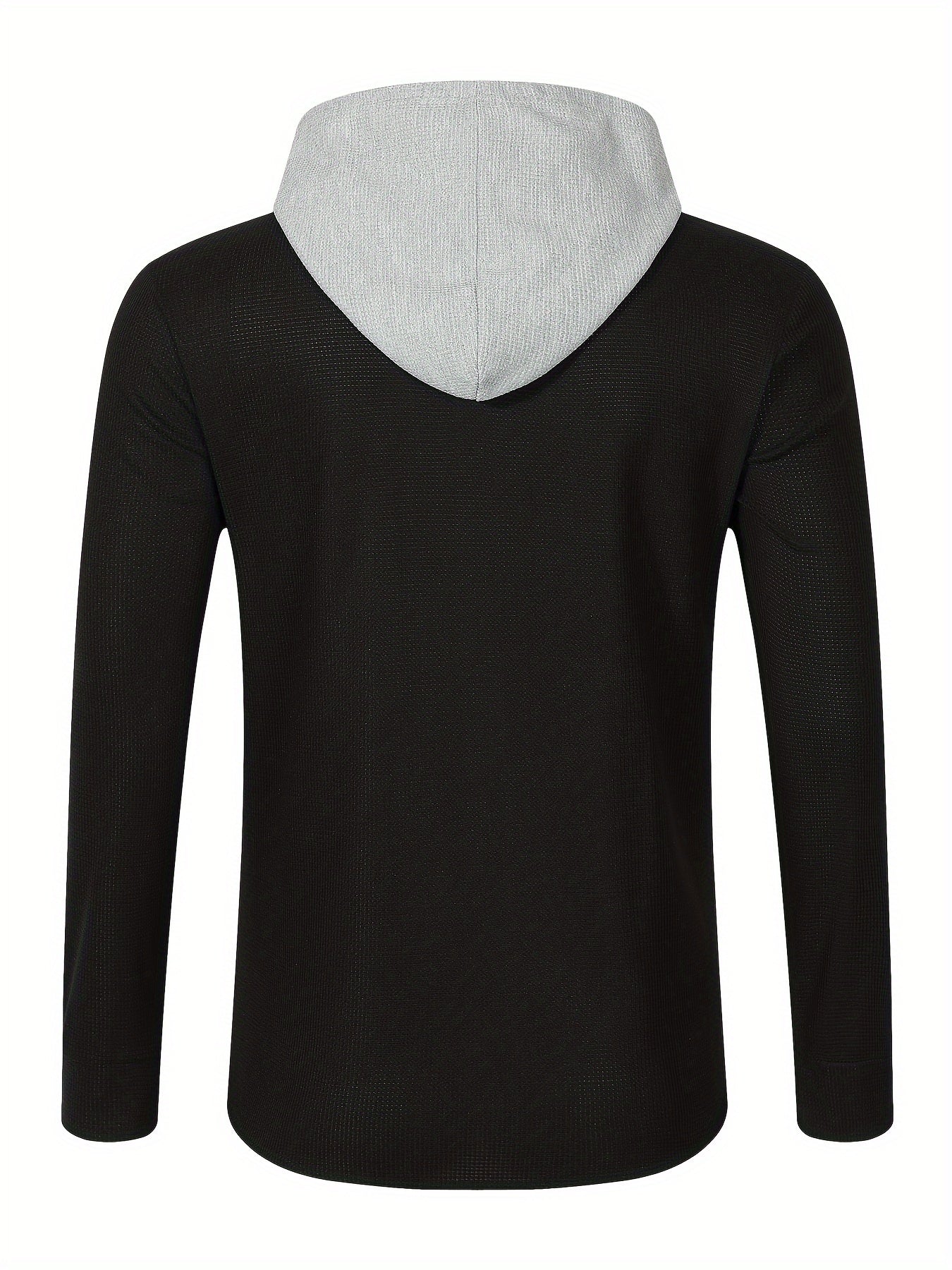 Men's Casual Hooded Jacket - Soft, Breathable Polyester with Button-Up Design & Pockets | Perfect for Spring, Fall & Outdoor Activities, Long Sleeve, Fashion, Daily, Leisure Style, Conventional Version