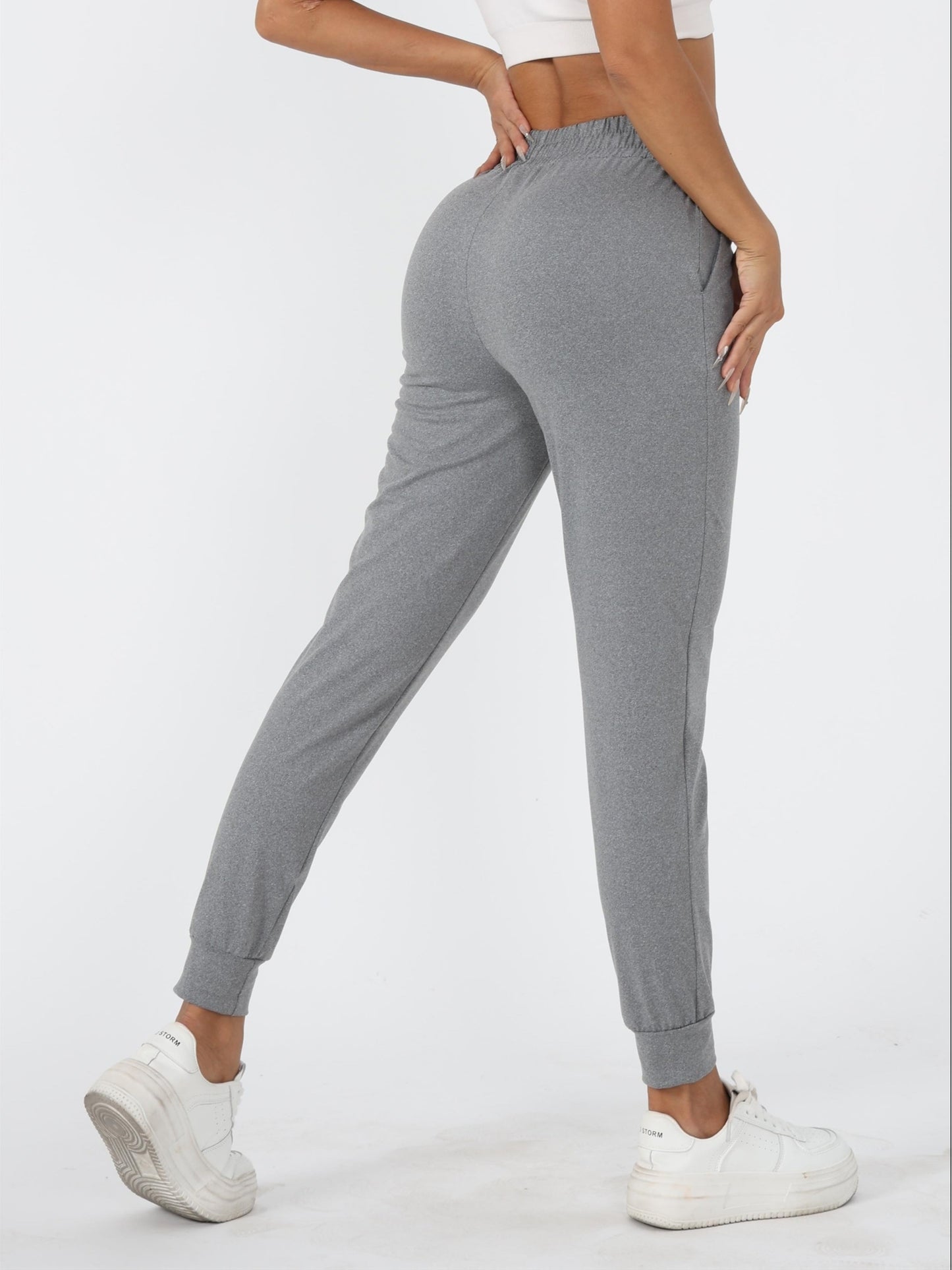 High-Waisted Lightweight Women's Athletic Joggers for Spring/Summer
