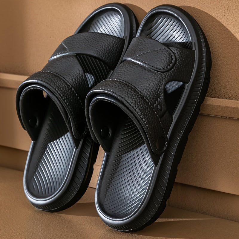 Men's Summer EVA Slip-On Sandals Soft Sole Beach Shoes