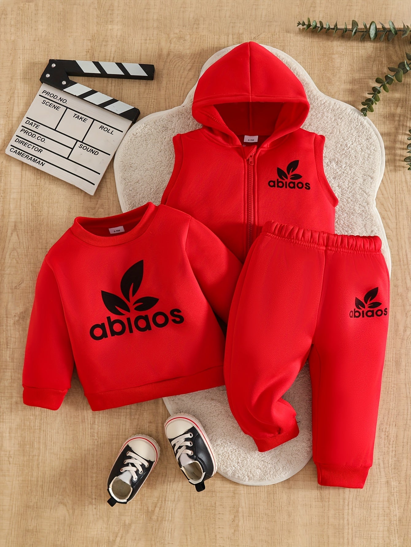 Toddler Boys 3-Piece Fall/Winter Pullover Set with Vest