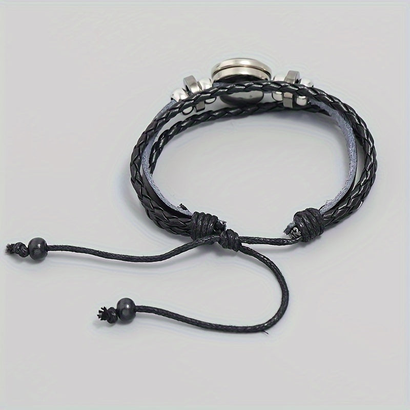 Fashionable PU Leather Football Fan Bracelet Sports Wristband
