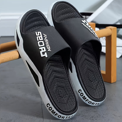 Men’s Sport Graphic Flip-Flops Non-Slip EVA Casual Sandals