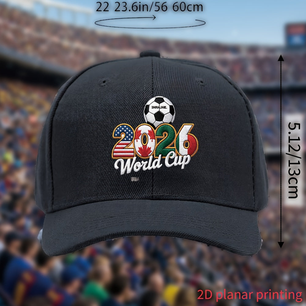 FIFA Unisex Lightweight Baseball Cap with PVC Coated Visor