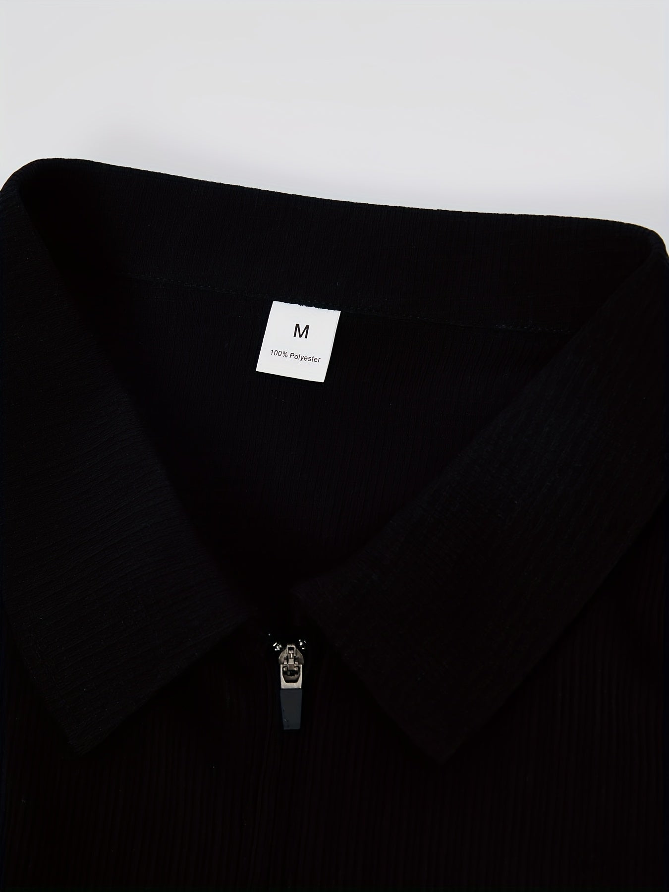 Men's Casual Fashion Short-Sleeve Zip-Up Suit, Suitable for All Seasons - ayq