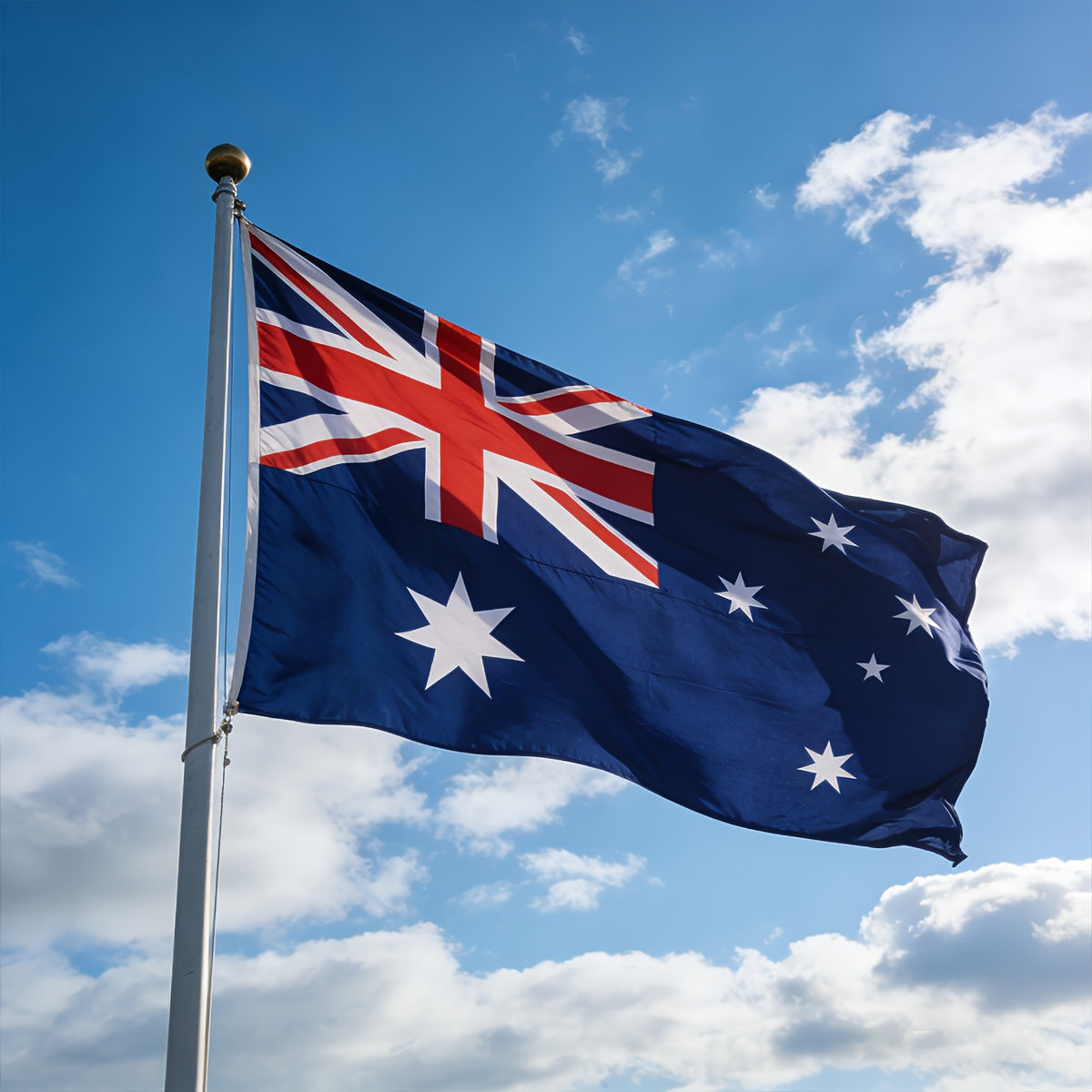 Australian Polyester Flag 3x5.7ft Patriotic Indoor Outdoor Decor