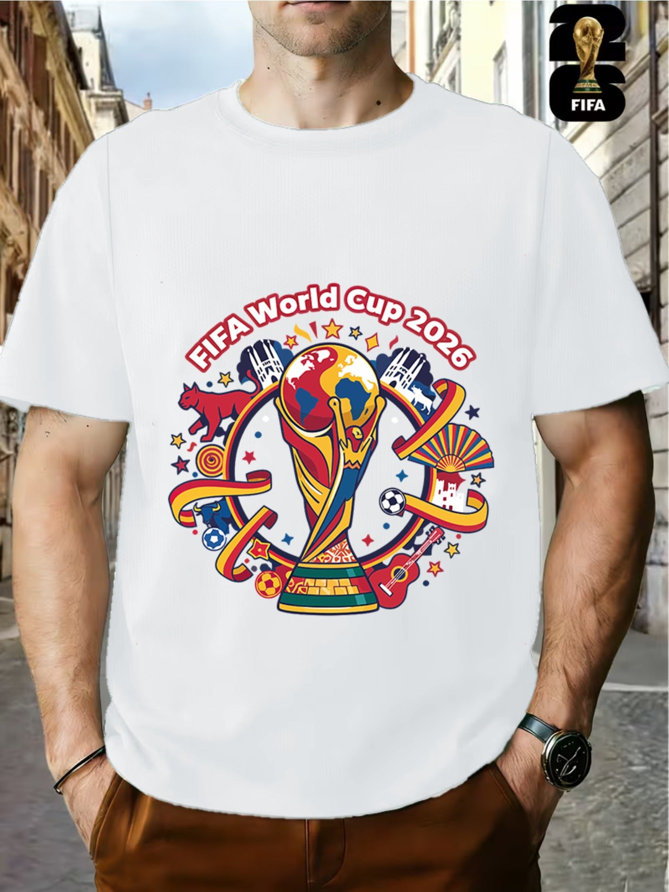 Men's 2026 FIFA World Cup USA-Canada-Mexico T-Shirt