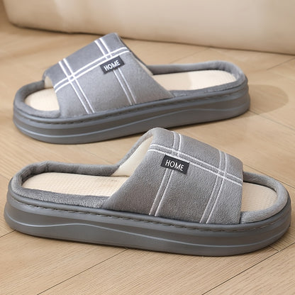 Men's Summer Indoor Casual Slip-On Fabric Slippers