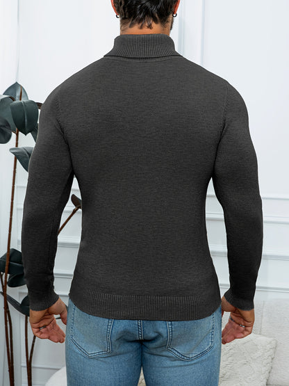 Men'S New Style Available in Multiple Colors, Classic Turtleneck Sweater