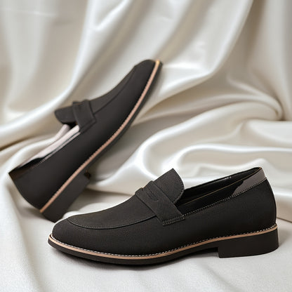 Italian-Style Matte PU Loafers for Casual Everyday Comfort