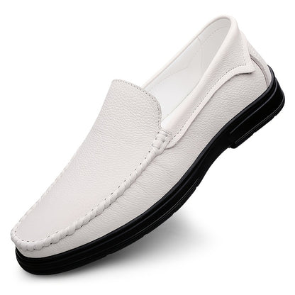 Men's Lightweight PU Loafers Slip-On Casual Dress Shoes