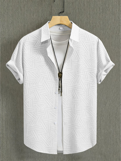 Men's Casual Shirt and Pants Set, Lightweight Summer Essentials