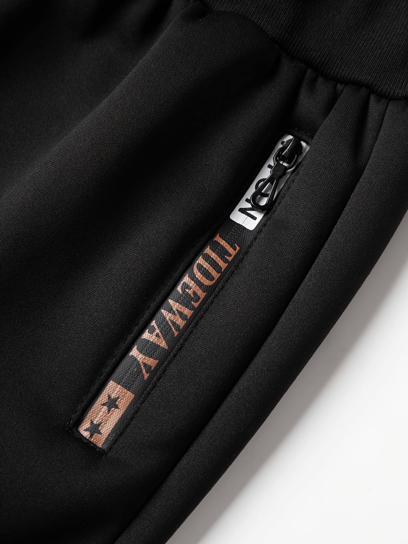 2pcs Boys' Fashion Fleece-Lined Thickened Jacket + Pants Set, Stylish Zip-Up Hoodie and Casual Sportswear Outfit for Autumn/Winter, Perfect Gift, Perfect for Outdoor, Autumn/winter Coat For Boy, Sportswear Suit For Boy, Boy C