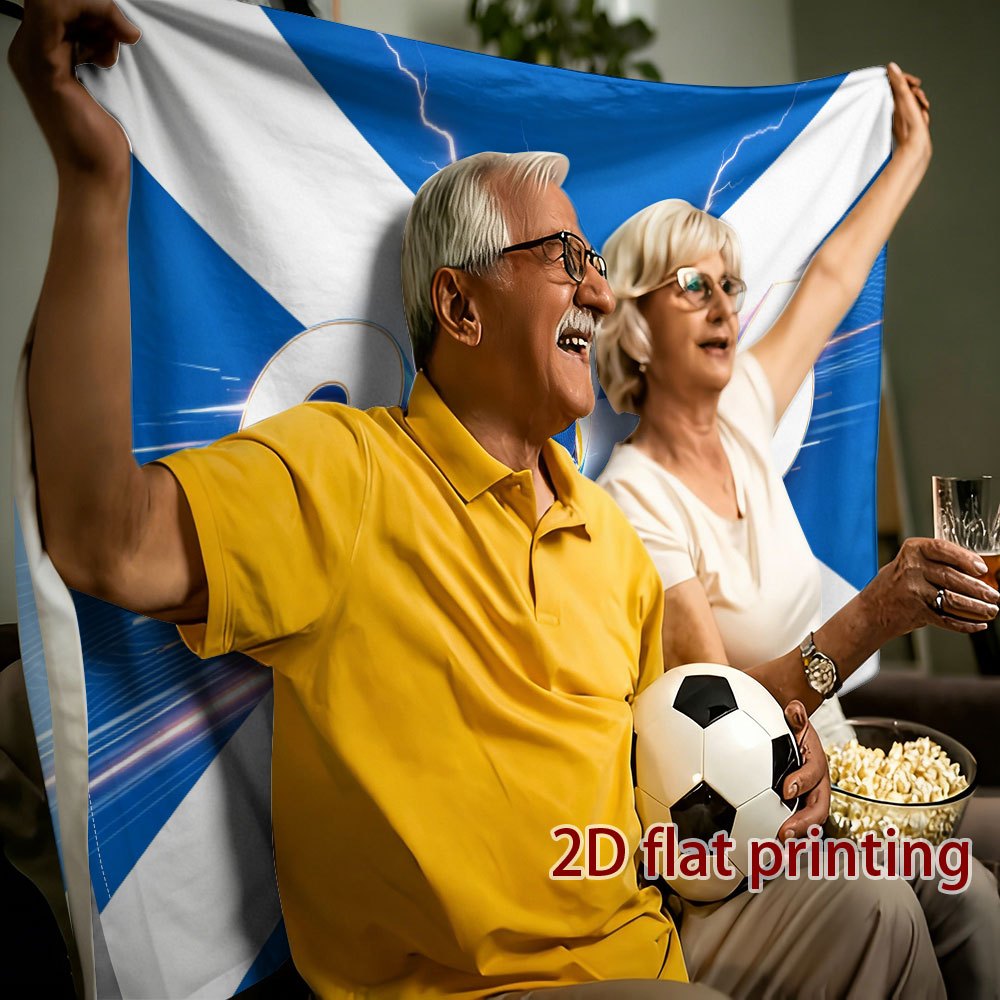 Scotland 2026 Football Flag Single-Sided Polyester Pennant