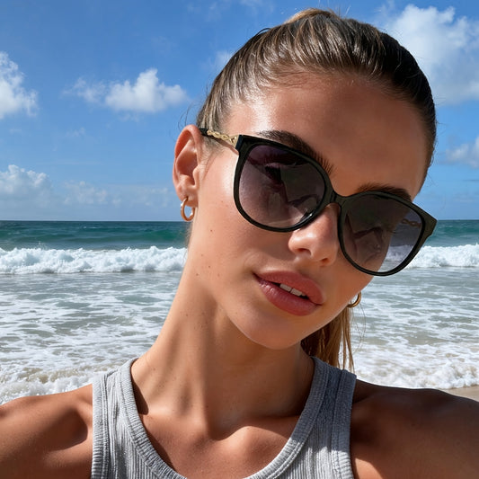 Unisex Geometric UV400 Classic Retro Plastic Sunglasses