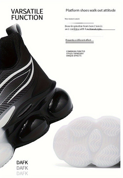 A Pair of Men'S Lightweight Outdoor Walking Shoes, Versatile Sneakers Suitable for Travel And Hiking, Offered in Black, Red, And Light Blue - ayq