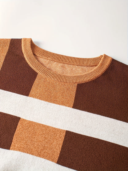 New Cross-Border Autumn And Winter Men'S Stylish Jacquard Sweater, Casual Pullover