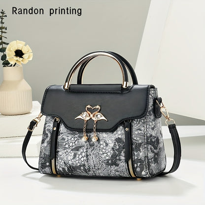 New Stylish Women'S Handbag, Fashionable Tote, Shoulder And Crossbody Bag, Fresh Design for Ladies
