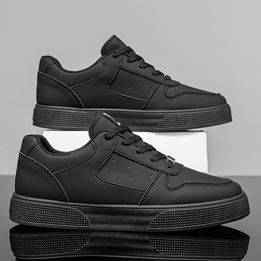 1 Pair of Breathable Skate Shoes - Fashionable White Low-Top Casual Sneakers, Durable Sole, Comfortable Upper, Casual Lace-Up Shoes, All-Season, Couple's Color Matching, Suitable for Outdoor Travel, Walking, and Sports - ayq