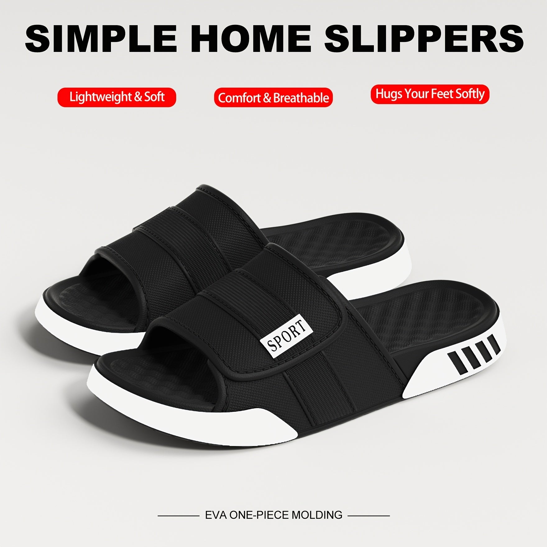 Men's Summer Flat Sandals with Thick Soles, Comfortable and Soft, Casual and Simple, Fashionable and Versatile, Thick Sole Trend, Street Style, Men's Sandals. - ayq