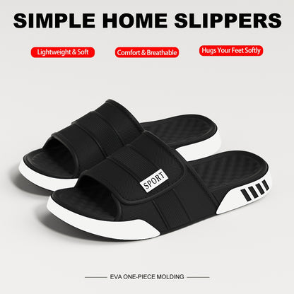 Men's Summer Flat Sandals with Thick Soles, Comfortable and Soft, Casual and Simple, Fashionable and Versatile, Thick Sole Trend, Street Style, Men's Sandals. - ayq