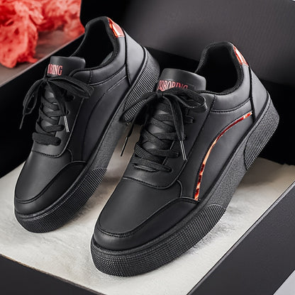 Men'S Casual Sneakers with a Easy And Versatile Thick Sole, Perfect for Daily Commuting And Comfort. Fashionable Low-Top Casual Shoes That Elevate Height, Easy to Maintain with a Upper, Trendy Footwear for Men - ayq