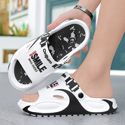 Men's Summer EVA Slides, Lightweight Breathable Casual Sandals