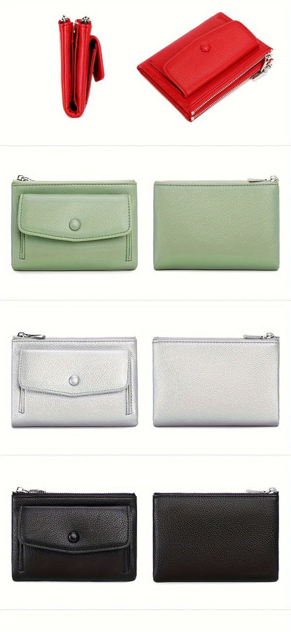 MIYIN Women's Wallet - Large Capacity Double Zipper Credit Card Holder with Coin Pocket, Lightweight Handbag for ID, Cash & Keys, Minimalist for daily Commute & Travel, Easy-Care Design for busy Ladies