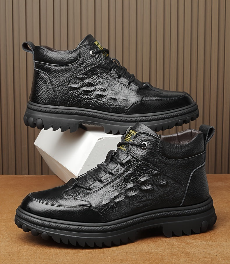 Genuine Leather High-End Plush Comfortable Warm Snow Boots