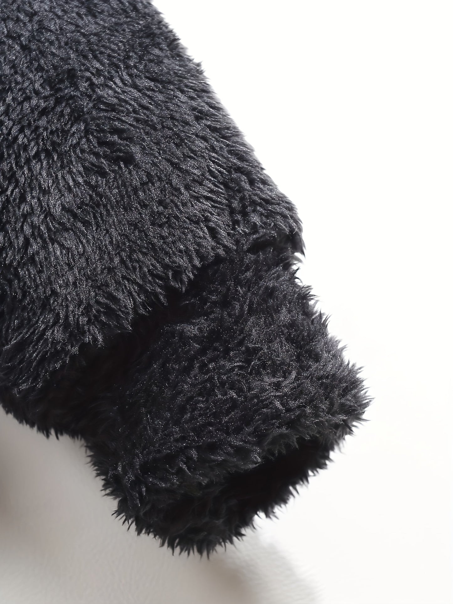 Casual Style] Men's "RELAX" Fleece Hoodie Jacket - Casual Dual-Sided Brown Teddy Coat with Zipper Closure, Long Sleeves for Fall/Winter, Casual Outerwear|Stylish Casualwear|Crafted Embroidery