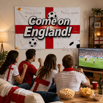 England Football Supporter Banner 150x90cm Polyester Flag
