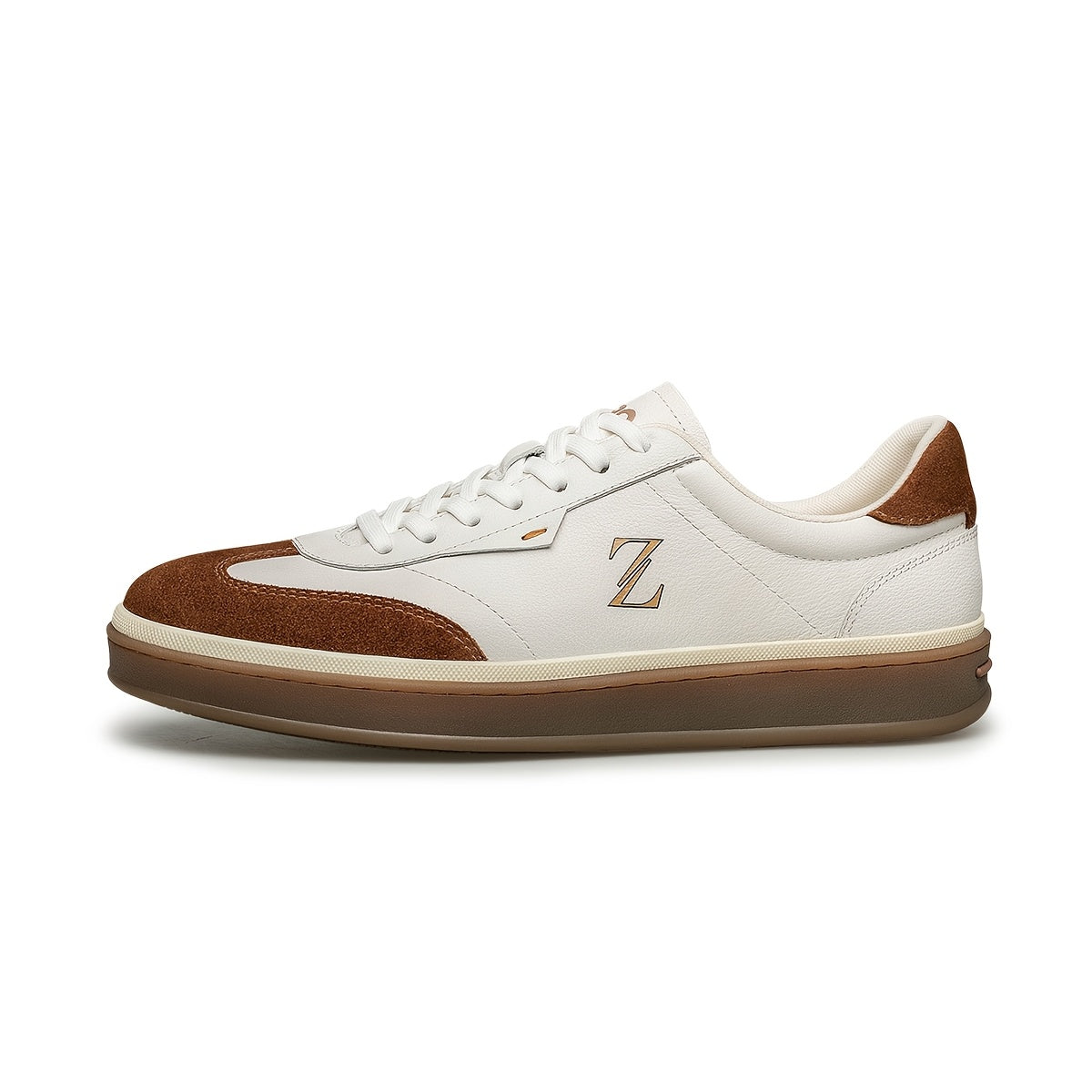 ZRO Men's Premium Leather Casual Sneakers for Spring/Fall