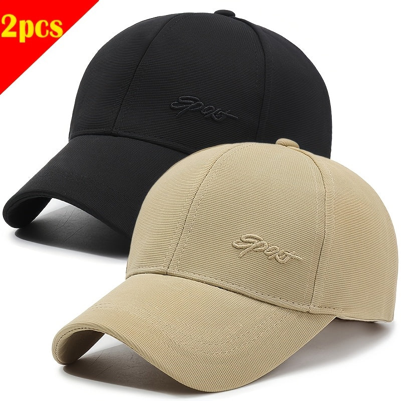 Men's Embroidered Duckbill Baseball Cap - Lightweight & Breathable