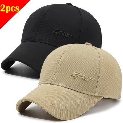 Men's Embroidered Duckbill Baseball Cap - Lightweight & Breathable