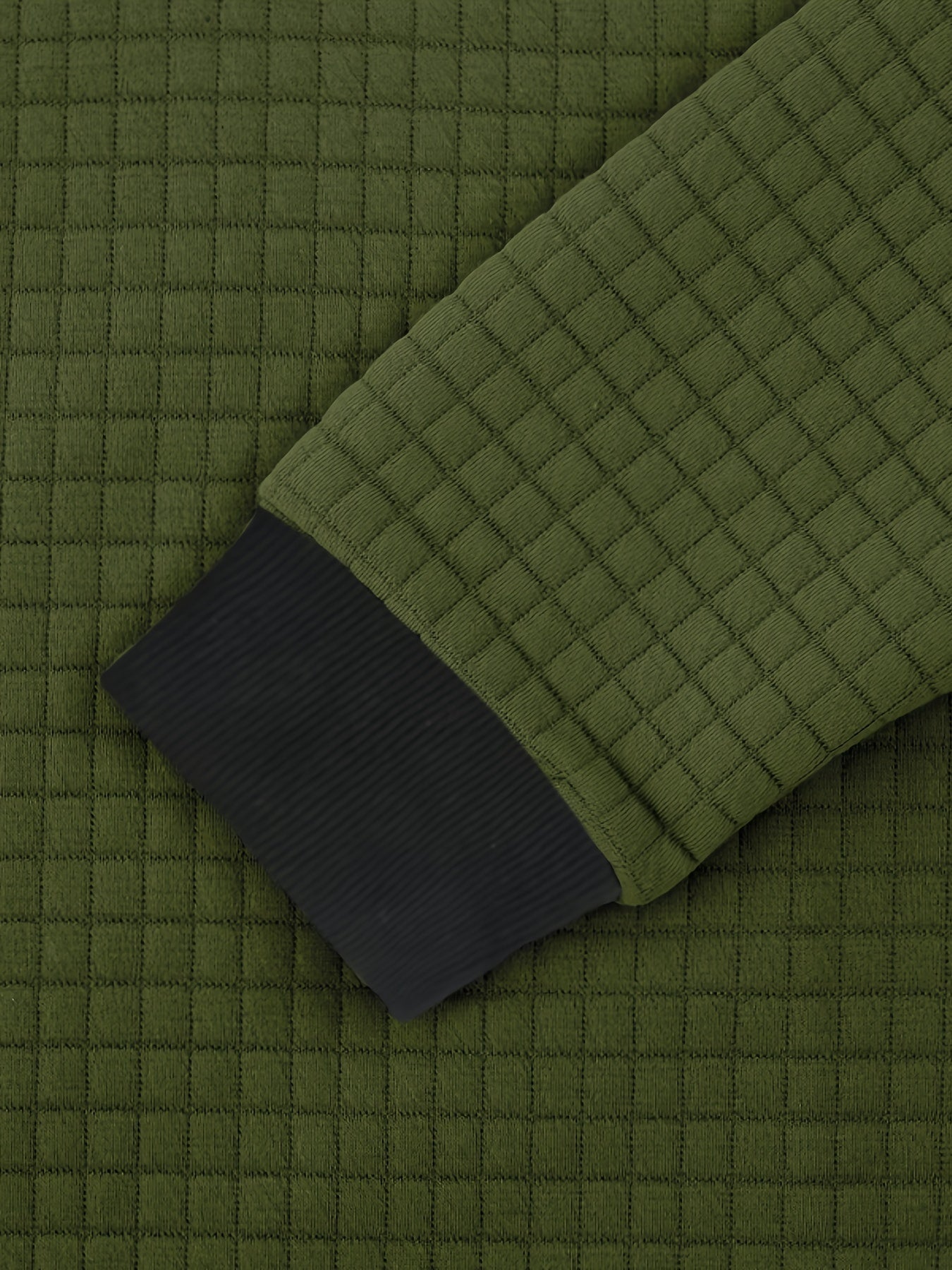 Men's Casual Bomber Jacket with Stand Collar - Polyester and Elastane Blend, Knit Fabric with Slight Stretch, Solid Color, Zipper Detail, Long Sleeve, Regular Fit