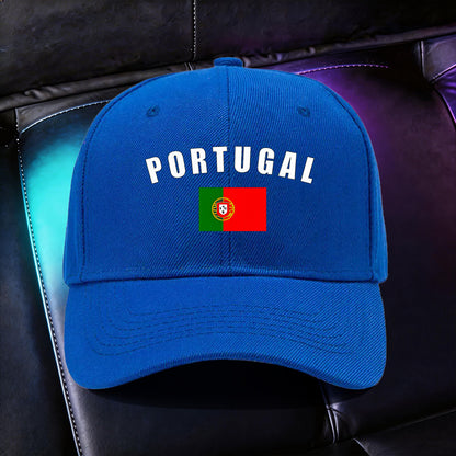 Adjustable Lightweight Baseball Cap with Portuguese Print
