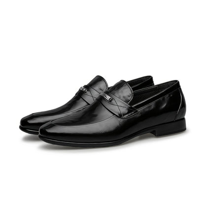 Men's Lightweight Leather Derby Shoes for Business & Casual