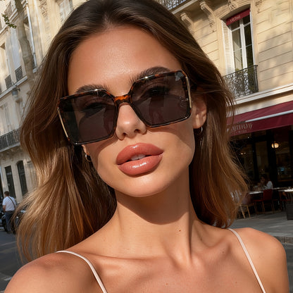 Unisex Retro UV400 Sunglasses with Composite Frame