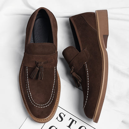 Men's Vintage Tassel Loafers - Casual Business Dress Shoes
