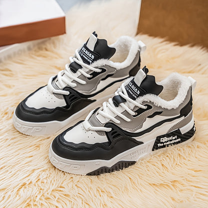 Men's & Women's All-Terrain Winter Warm Snow Boots & Sneakers - Heavy-Duty PU & PVC Traction Tires, Low-Top Lace-Up Outdoor Shoes for Ice, Mud, Snow, Casual Wear - Unisex All-Terrain Vehicle-Like Feel (No ATV Required)