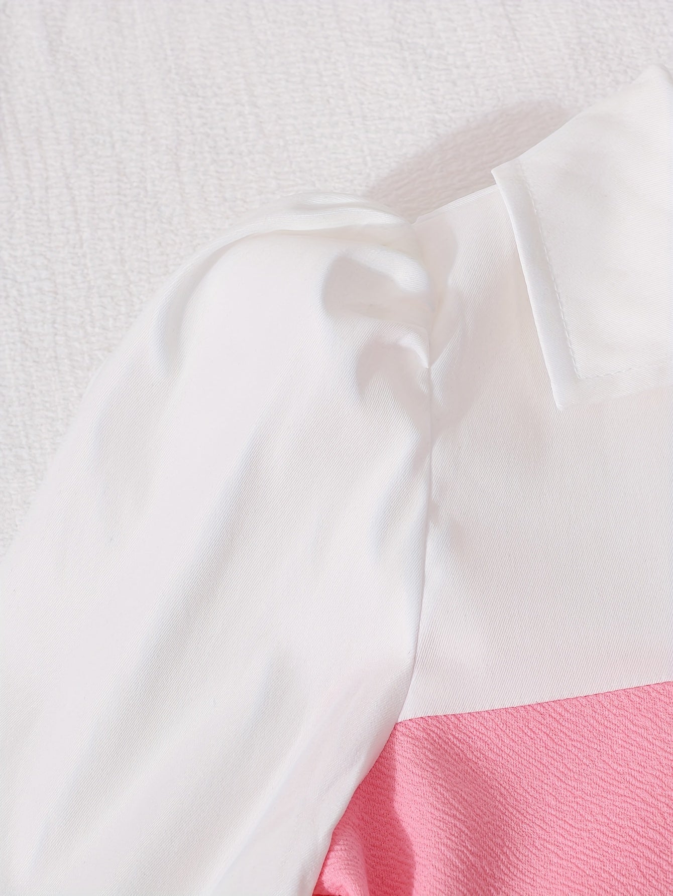 ' Fashionable Autumn Elegant Lapel Bow-Decorated Long-Sleeved Shirt And Straight Wide-Leg Trousers Two-Piece Set, for Outdoor