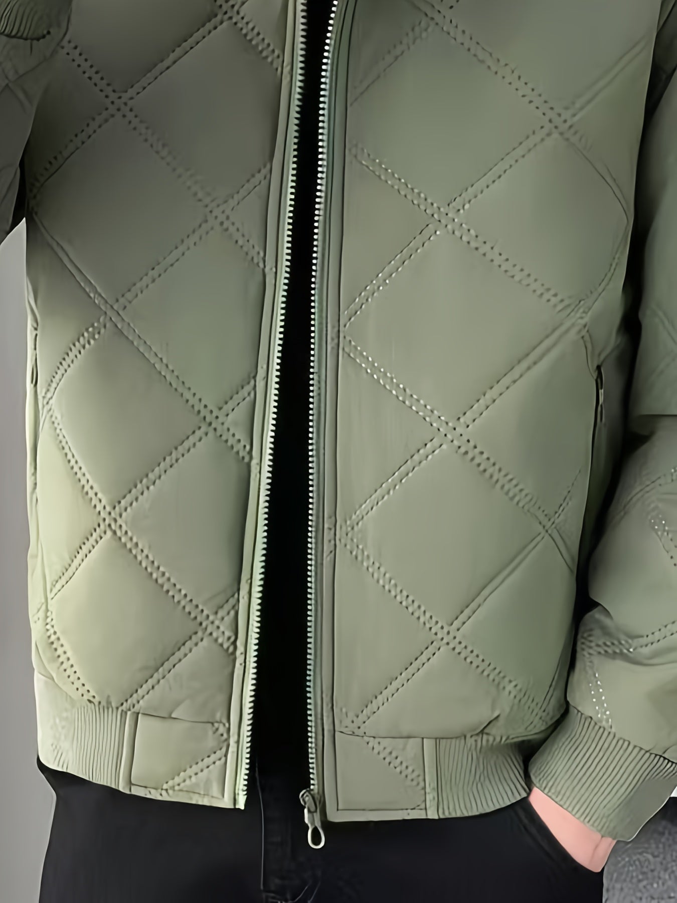 Men'S Heavy-Duty Winter Jacket with Full-Zip Hooded Coat - Thermal Insulated Cold Weather Outerwear, Full-Zip Closure & Zippered Pockets, Machine Washable