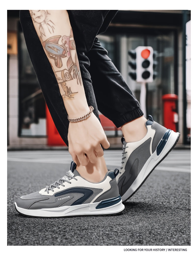 New Thick-soled Men's Sports Shoes, Versatile and Trendy, Forrest Gump Shoes, Dad Shoes - ayq
